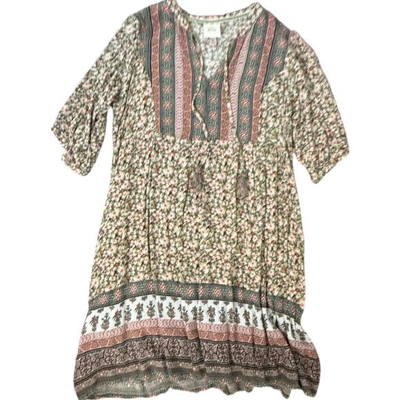 Knox Rose Dresses & Skirts - Knox Rose Boho Floral Tiered Dress – Size M